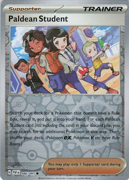 Paldean Student - Paldean Fates #086/091