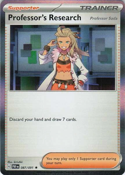 Professor's Research - Paldean Fates #087/091