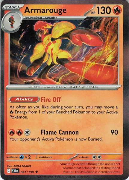 Armarouge - Scarlet & Violet Base Set #041/198
