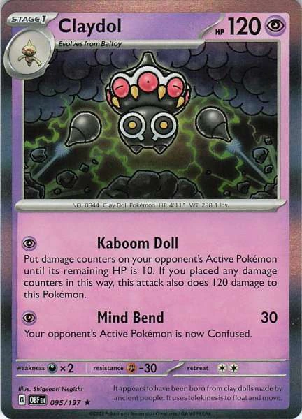 Claydol - Obsidian Flames #095/197