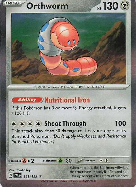 Orthworm - Paldea Evolved #151/193