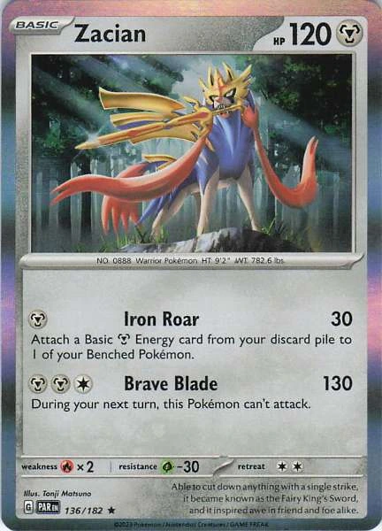 Zacian - Paradox Rift #136/182