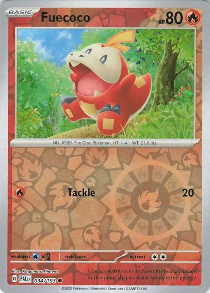 Fuecoco - Paldea Evolved #034/193