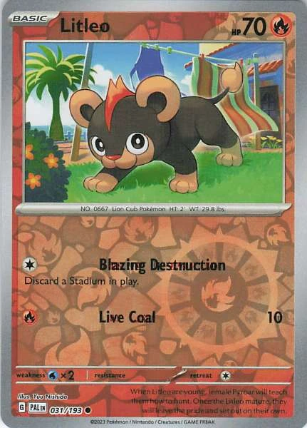 Litleo - Paldea Evolved #031/193