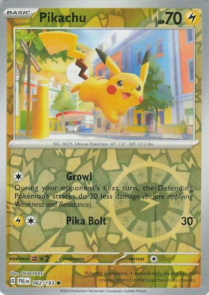 Pikachu - Paldea Evolved #062/193