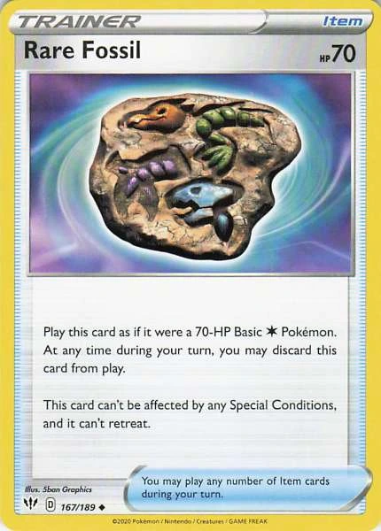 Rare Fossil - Darkness Ablaze #167/189