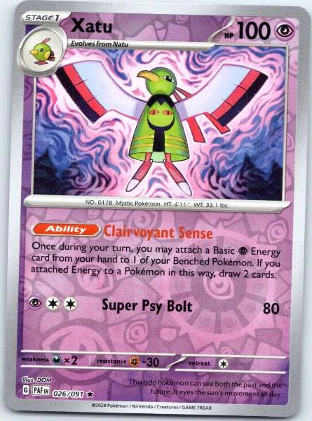 Xatu - Paldean Fates #026/091