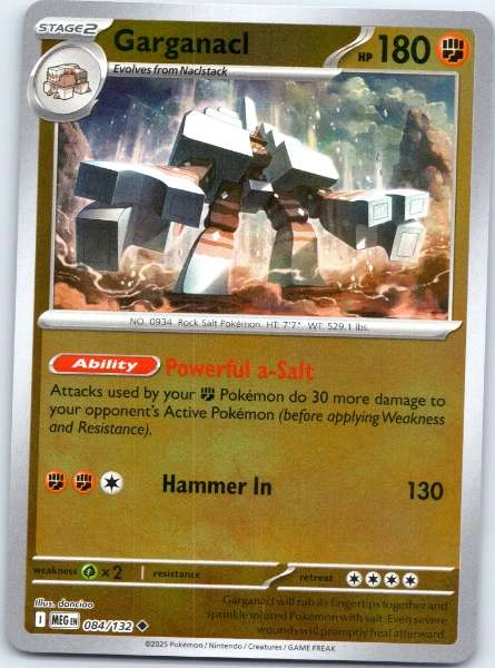 Garganacl - Mega Evolution #084/132
