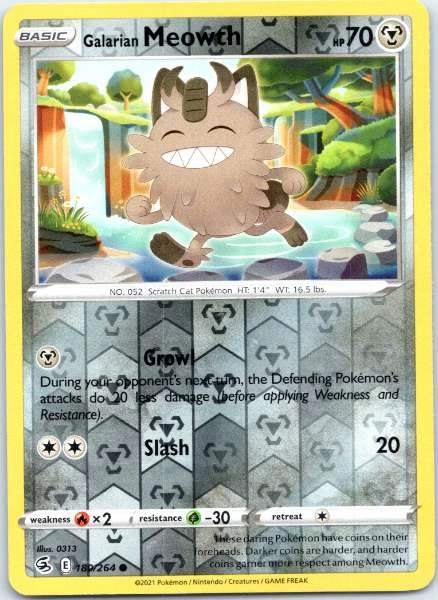 Galarian Meowth - Fusion Strike #180/264
