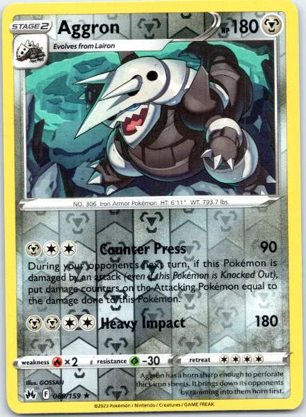 Aggron - Crown Zenith #089/159