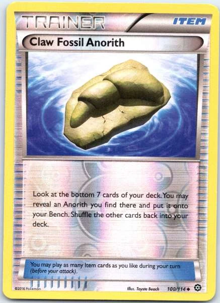 Claw Fossil Anorith - Steam Siege #100/114