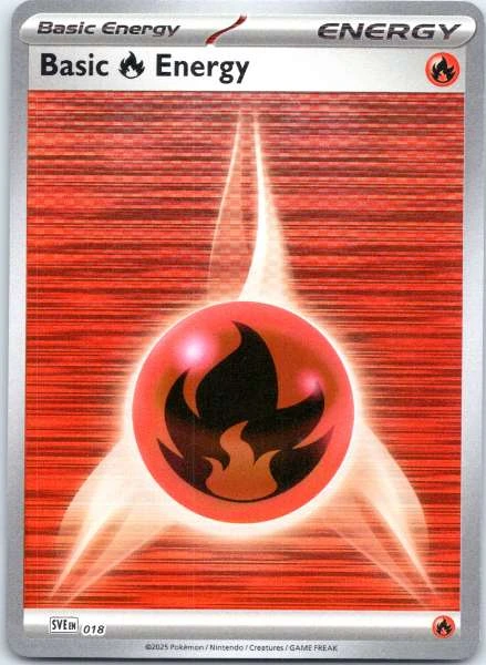 Basic Fire Energy - Scarlet & Violet Energies #018