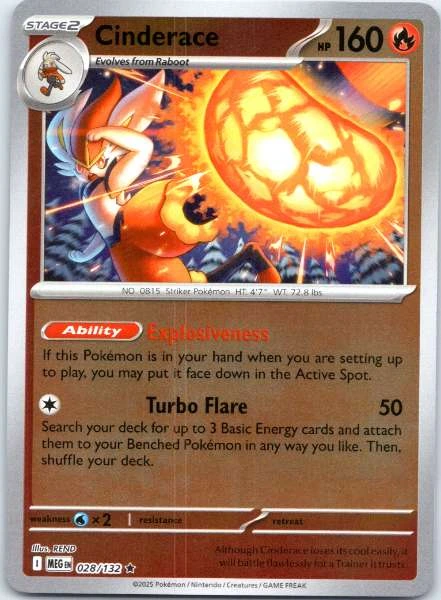 Cinderace - Mega Evolution #028/132
