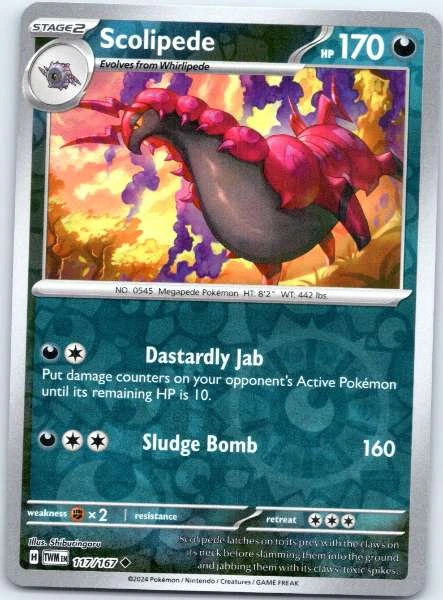Scolipede - Twilight Masquerade #117/167