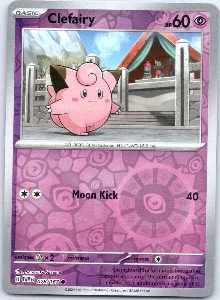 Clefairy - Twilight Masquerade #078/167