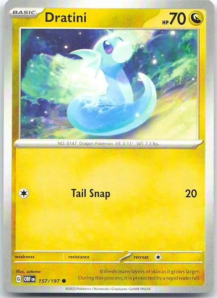 Dratini - Obsidian Flames #157/197