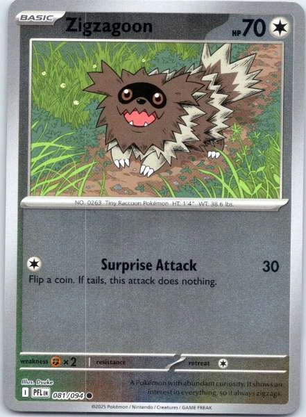 Zigzagoon - Phantasmal Flames #081/094