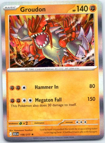 Groudon - Ascended Heroes #108/217