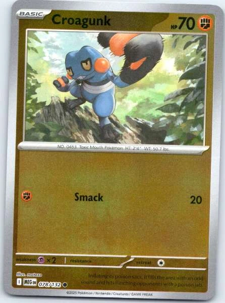 Croagunk - Mega Evolution #078/132