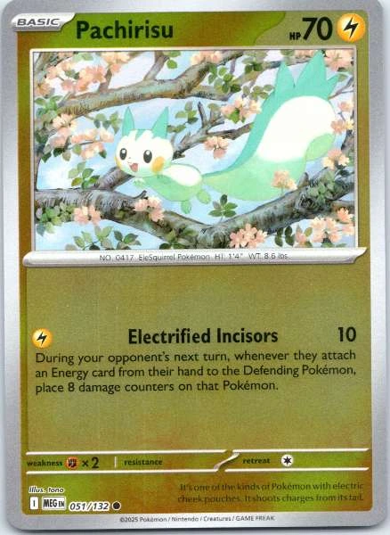 Pachirisu - Diamond & Pearl #051/132