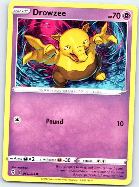 Drowzee - Evolving Skies #061/203