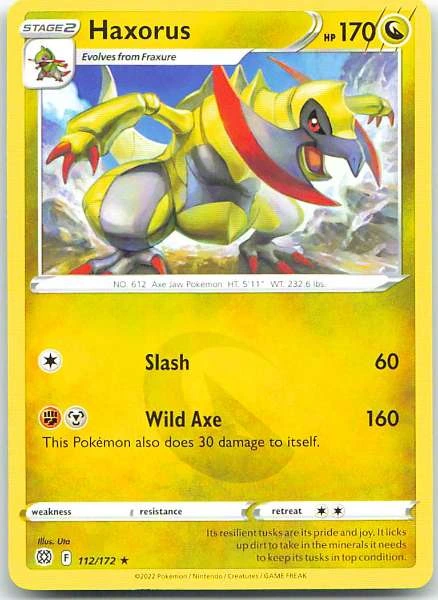 Haxorus - Brilliant Stars #112/172