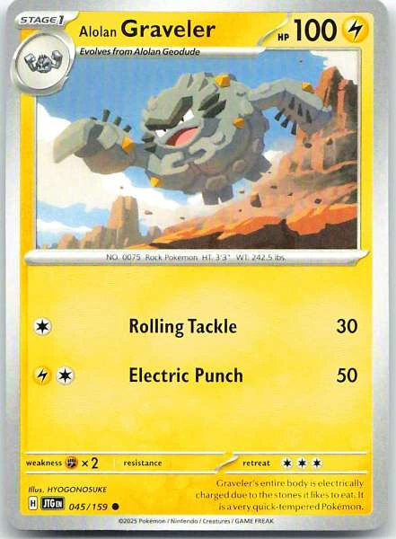 Alolan Graveler - Journey Together #045/159