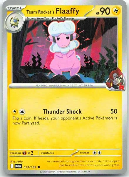 Team Rocket's Flaaffy - Destined Rivals #073/182