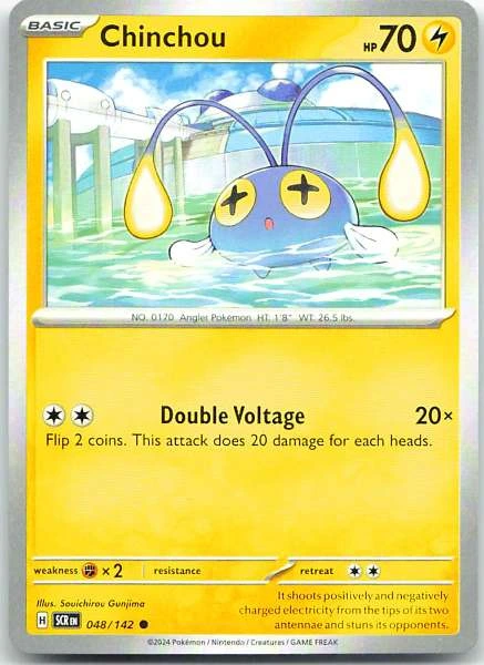 Chinchou - Stellar Crown #048/142