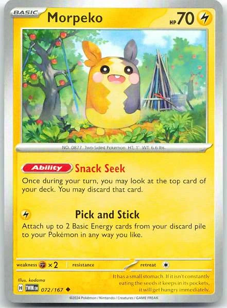Morpeko - Twilight Masquerade #072/167