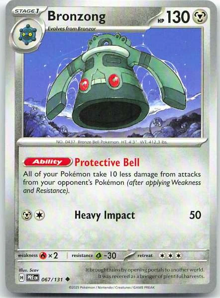 Bronzong - Prismatic Evolutions #067/131
