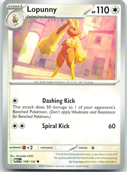 Lopunny - Mega Evolution #108/132