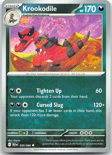 Krookodile - Black Bolt #059/086