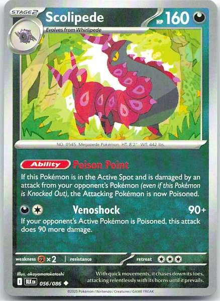 Scolipede - Black Bolt #056/086