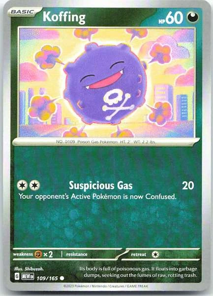 Koffing - Scarlet & Violet 151 #109/165
