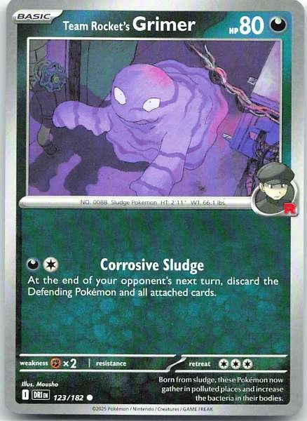 Team Rocket's Grimer - Destined Rivals #123/182