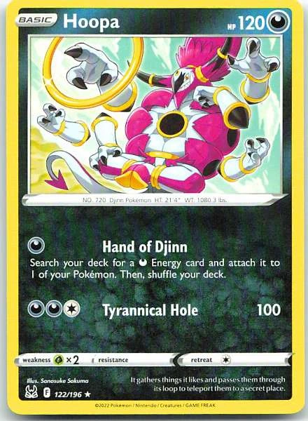 Hoopa - Lost Origin #122/196