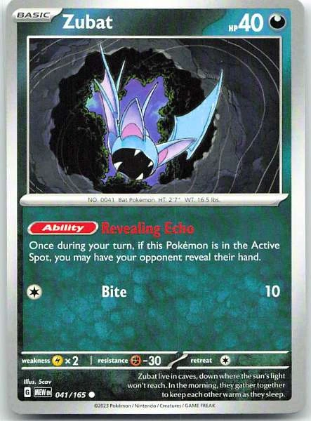 Zubat - 151 #041/165