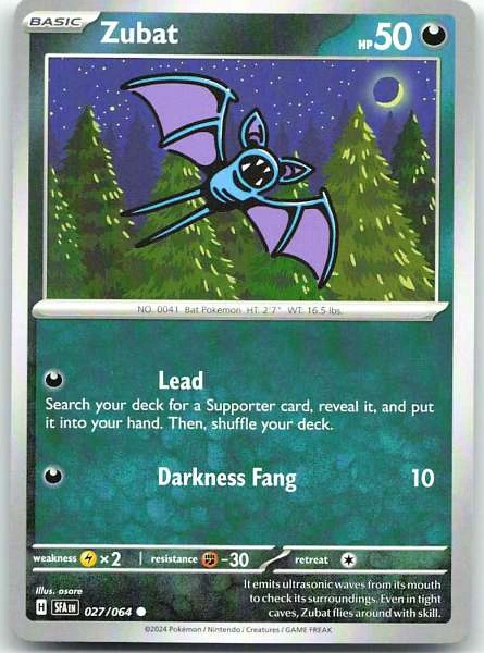 Zubat - Shrouded Fable #027/064