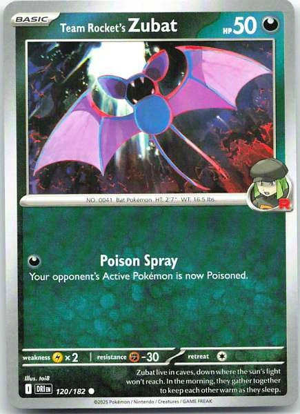 Team Rocket's Zubat - Destined Rivals #120/182