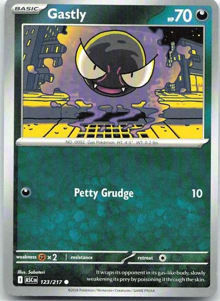 Gastly - Ascended Heroes #123/217