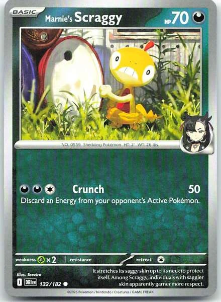 Marnie's Scraggy - Destined Rivals #132/182