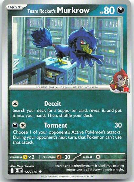 Team Rocket's Murkrow - Destined Rivals #127/182