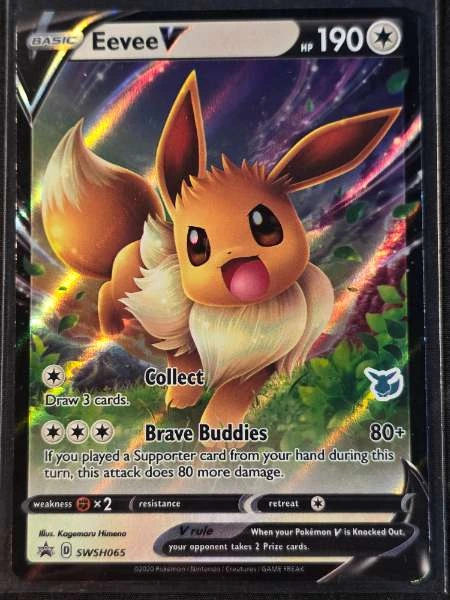 Eevee V - Sword & Shield Black Star Promos #SWSH065