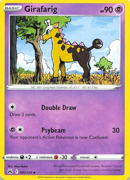 Girafarig - Crown Zenith #061/159