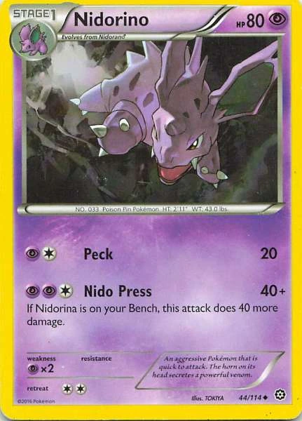 Nidorino - Steam Siege #44/114