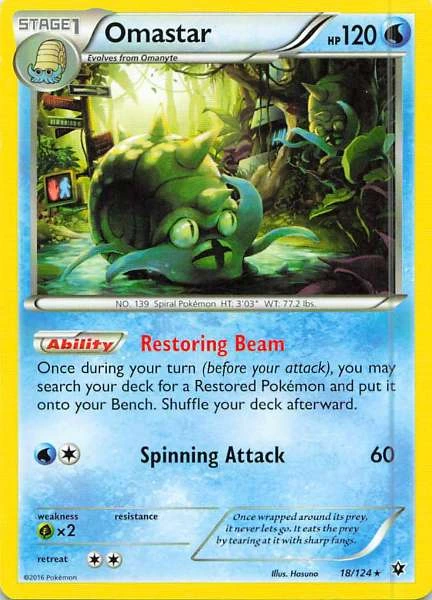 Omastar - Fates Collide #18/124