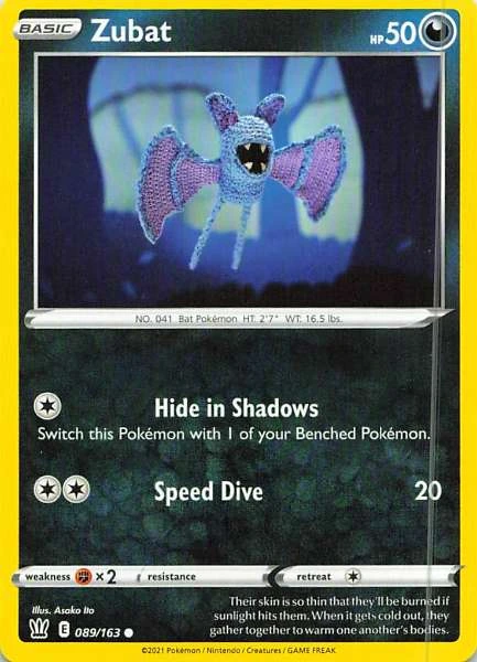 Zubat - Battle Styles #089/163