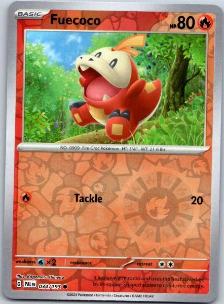 Fuecoco - Paldea Evolved #034/193