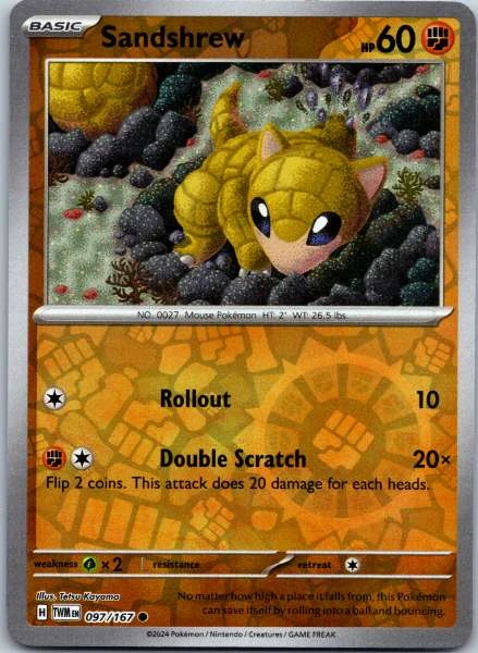 Sandshrew - Twilight Masquerade #097/167